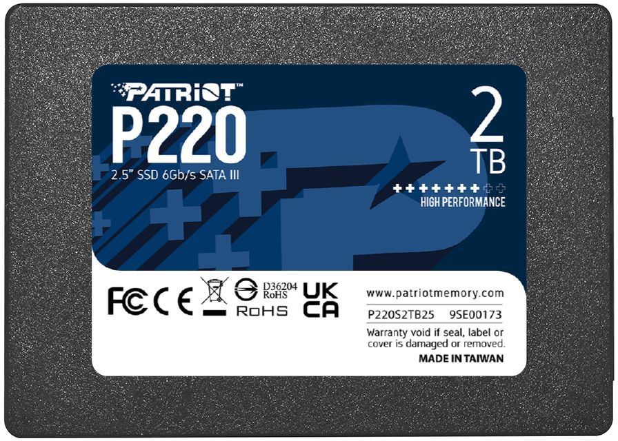 SSD Patriot P220 2Tb SATA3 (P220S2TB25)