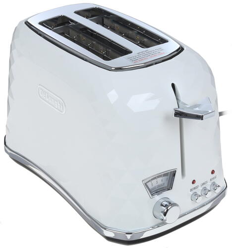 

Тостер DeLonghi CTJ 2103.W 900 Вт, подогрев, размораживание, белый (CTJ 2103.W), CTJ 2103.W