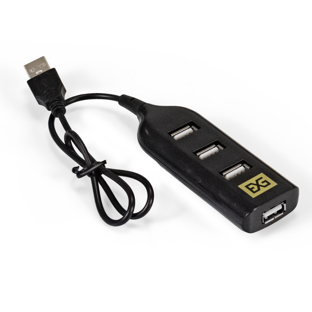 USB-концентратор Exegate DUB-42 4xUSB 20 черный EX293976RUS 27000₽