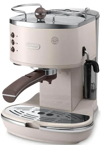 

Кофеварка рожковая De'Longhi ECOV 311.BG, 1.1 кВт, кофе молотый / чалды, 1.4 л, ручной капучинатор, бежевый (0132106117), ECOV 311.BG