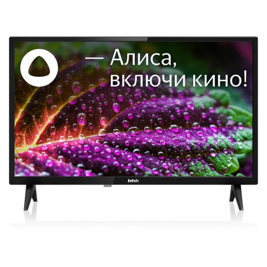 

Телевизор 24" BBK 24LEX-7208/TS2C, 1366x768, DVB-T /T2 /C, HDMIx3, USBx2, WiFi, Smart TV, черный (24LEX-7208/TS2C), 24LEX-7208/TS2C