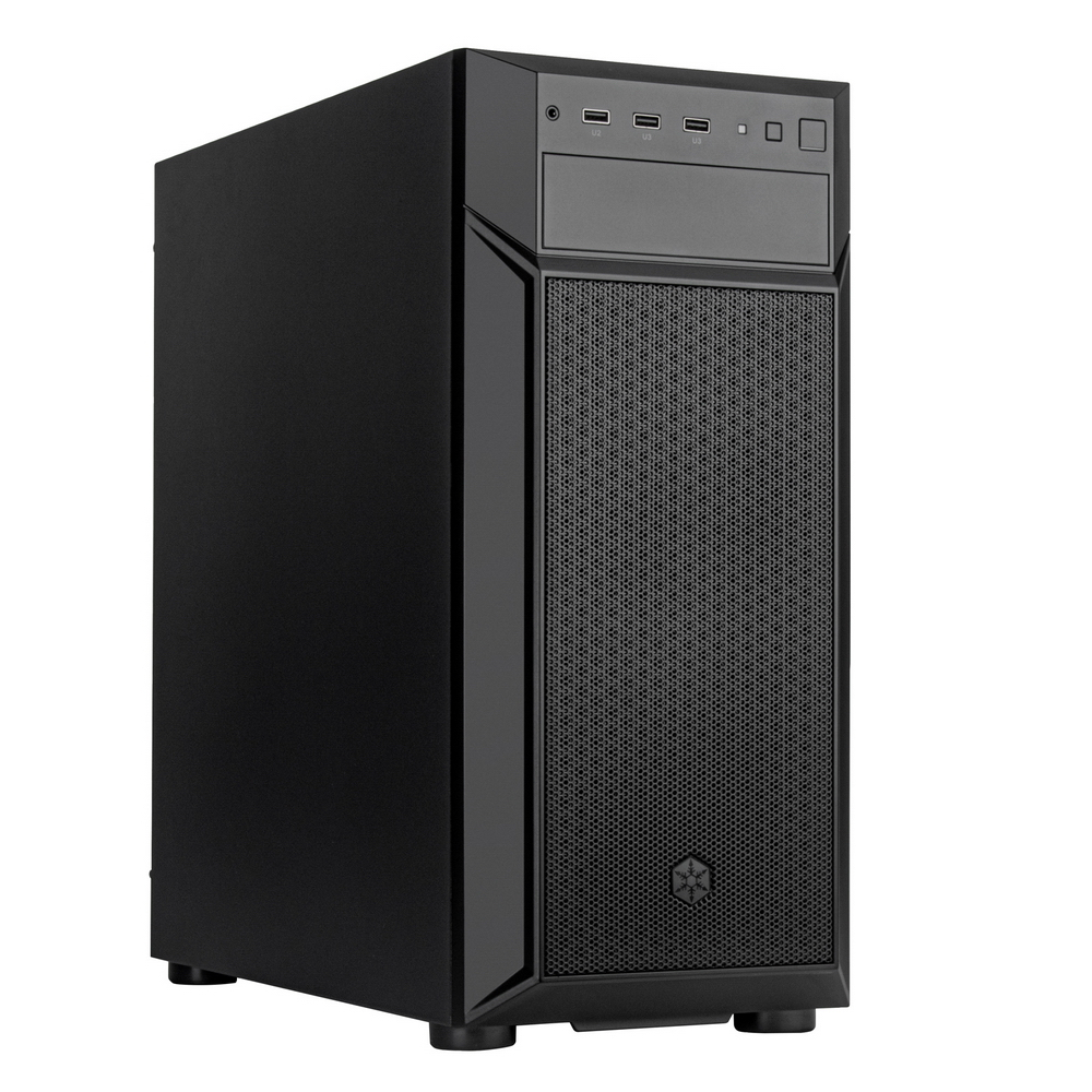 Корпус SilverStone FARA 513, ATX, Midi-Tower, 2xUSB 3.0, черный, без БП (G41FA513B000020)