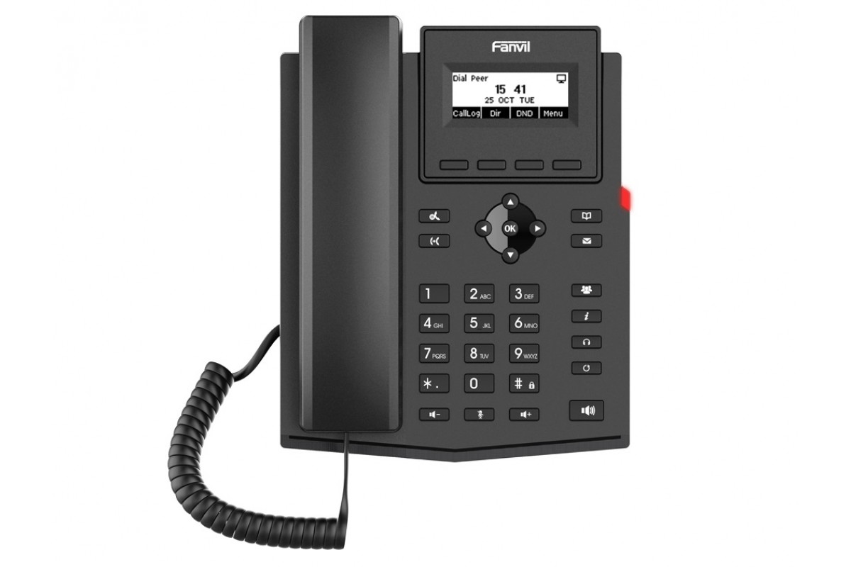 VoIP-телефон Fanvil X301G, 2 линии, 2 SIP-аккаунта, 1185373 купить по цене  4000 руб в Новосибирске в интернет-магазине e2e4