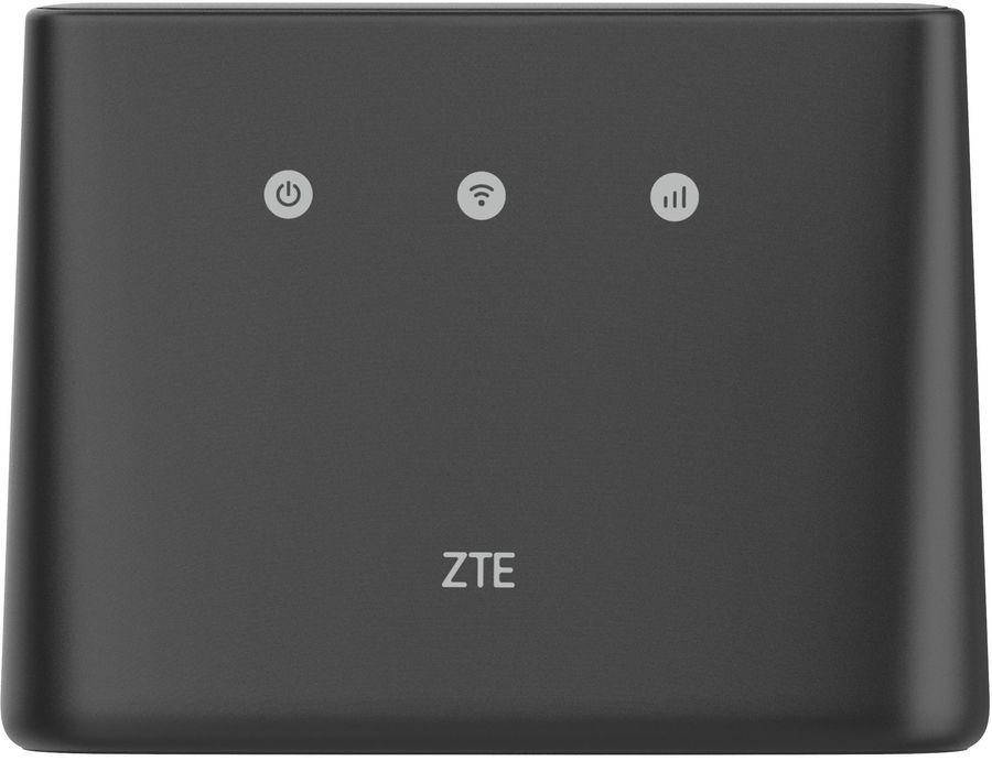 

Wi-Fi роутер ZTE MF293N, 802.11a/b/g/n, 2.4 ГГц, до 300 Мбит/с, WAN 1x100 Мбит/с, внутренних антенн: 4, LTE (MF293N Black), MF293N