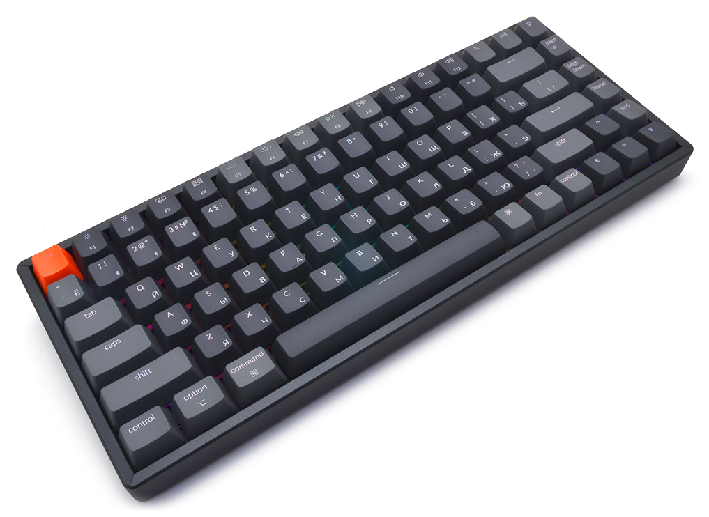 Клавиатура Keychron K2 v2, Bluetooth / USB, черный/серый