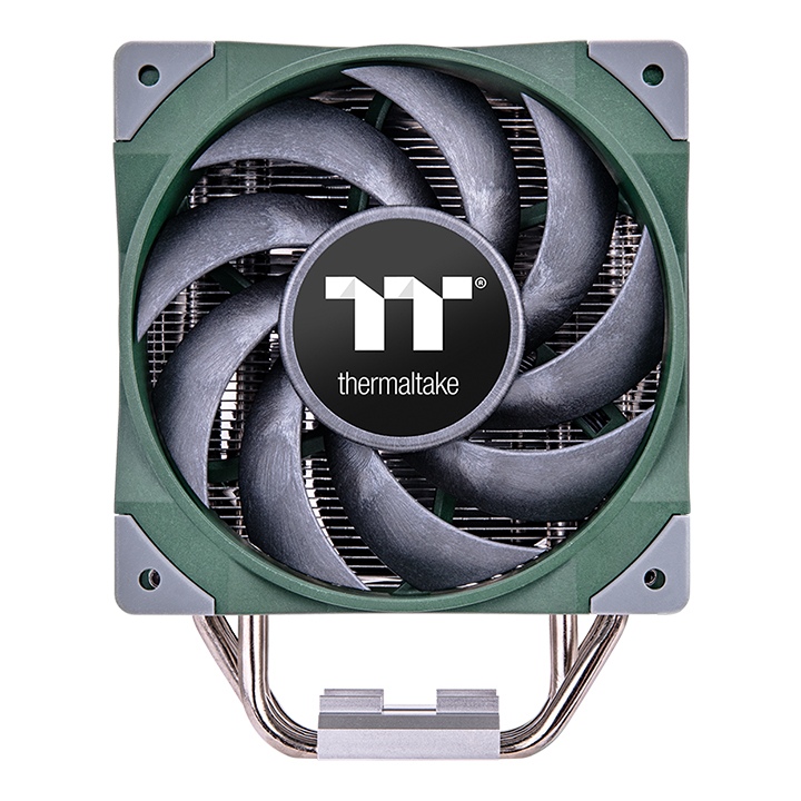 

Кулер для процессора Thermaltake TOUGHAIR 510 Racing Green для Socket/115x/1200/1700/AM2/AM2+/AM3/AM3+/FM1/AM4/AM5/FM2/FM2+, 120 мм, 2000rpm, 23.6 дБА, 180 Вт, 4-pin PWM, Al+Cu (CL-P075-AL12RG-A), TOUGHAIR 510 Racing Green