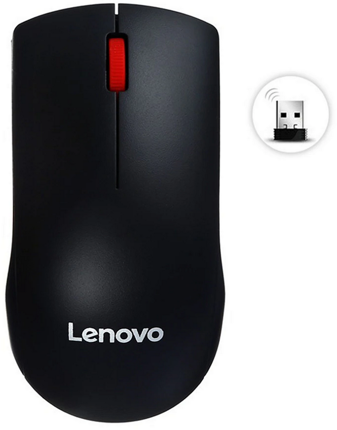 

Мышь беспроводная Lenovo M120 Pro Wireless, 1000dpi, оптическая светодиодная, USB/Радиоканал, черный (0888019294), M120 Pro Wireless