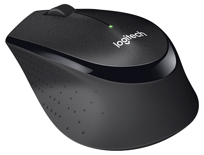 Мышь беспроводная Logitech B330 Silent Plus Black USB, 1000dpi, оптическая светодиодная, USB, черный (910-005554)