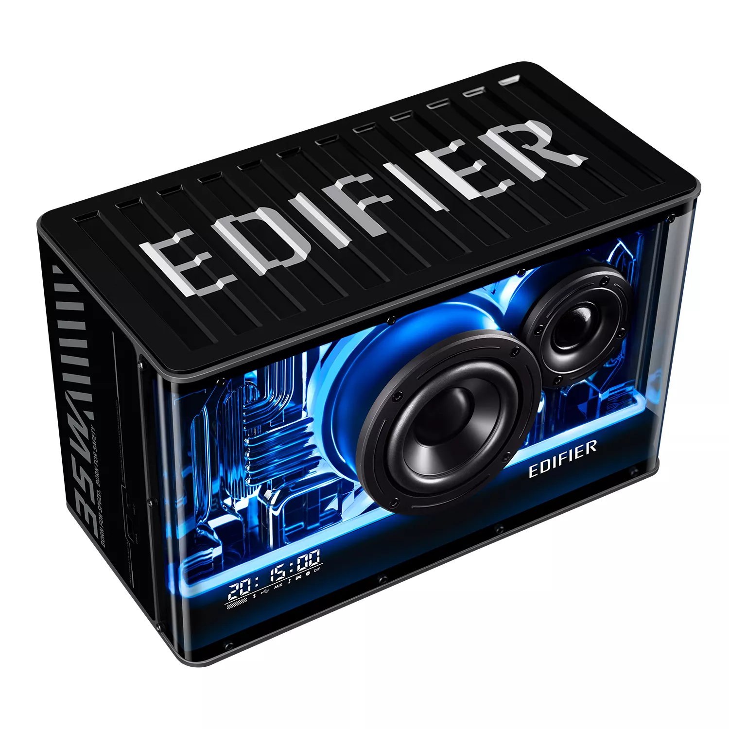 

Портативная акустика Edifier QD35, 40 Вт, AUX, USB, Bluetooth, подсветка, черный, QD35