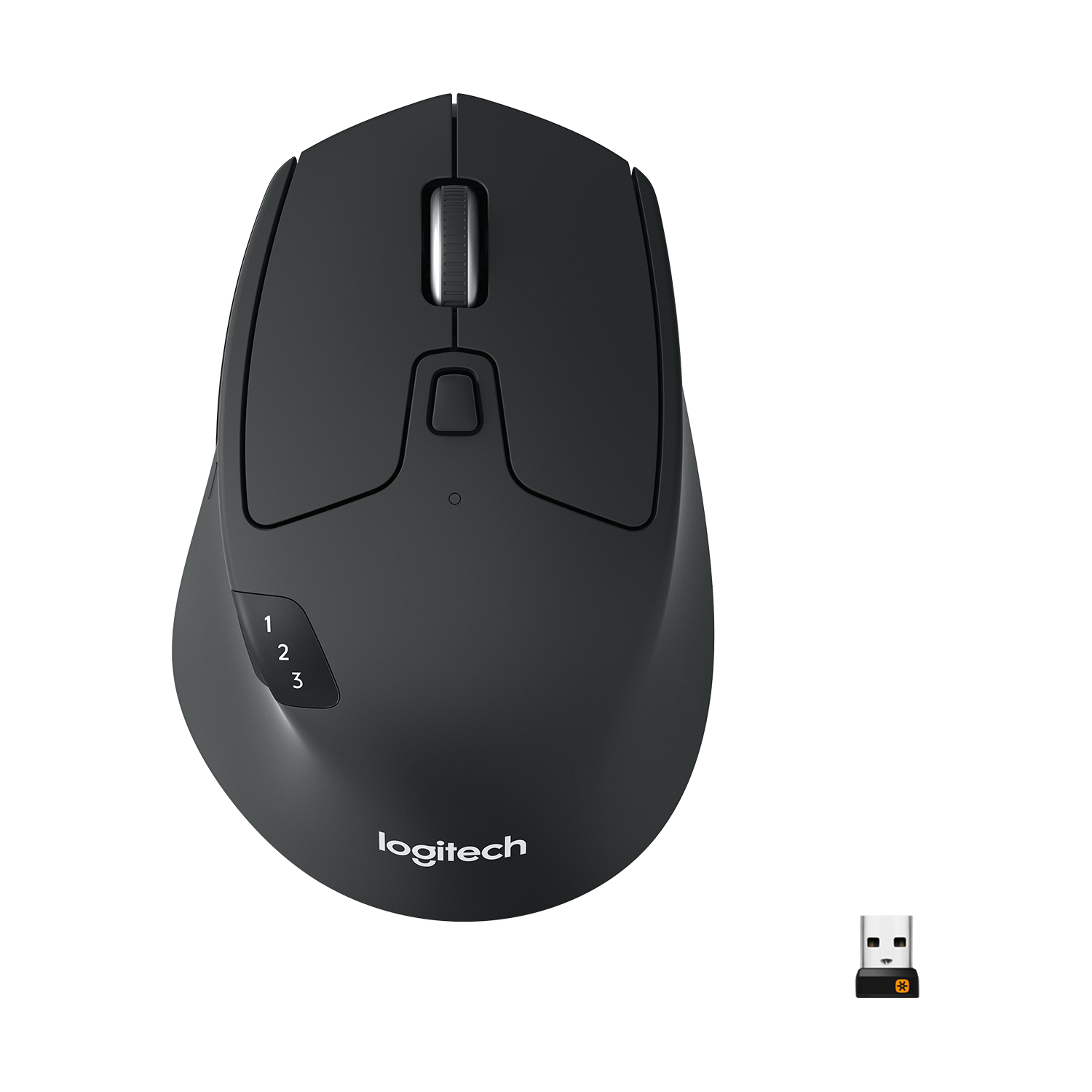 Мышь беспроводная Logitech M720 Triathlon Black Bluetooth, 1000dpi, оптическая светодиодная, USB, черный (910-004794)