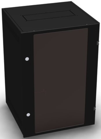 Шкаф телекоммуникационный напольный 33U 600x800 мм, стекло, черный, разобраный (4 места), NT BASIC MG33-68 B