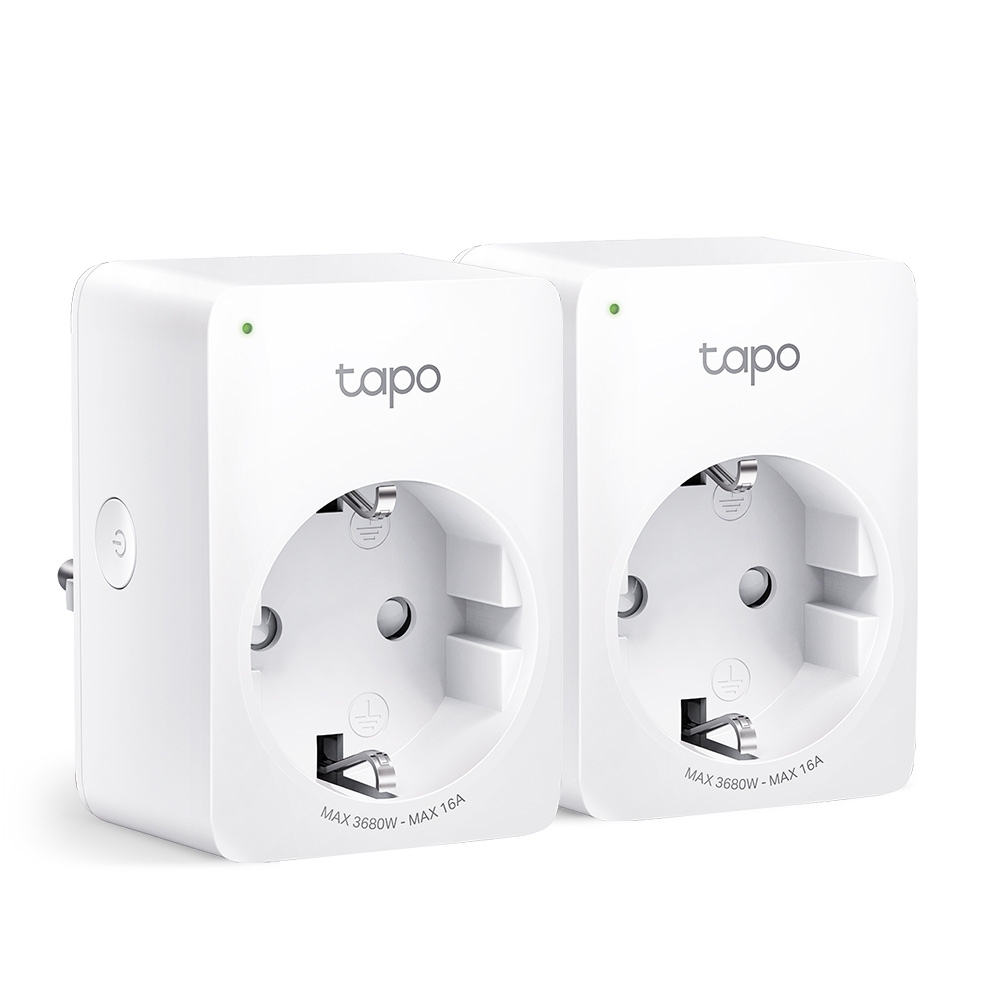 

Умная розетка TP-Link Tapo P110, 3.68 кВт, 16А, WiFi, белый, 2 шт. (Tapo P110 (2-pack)), Tapo P110