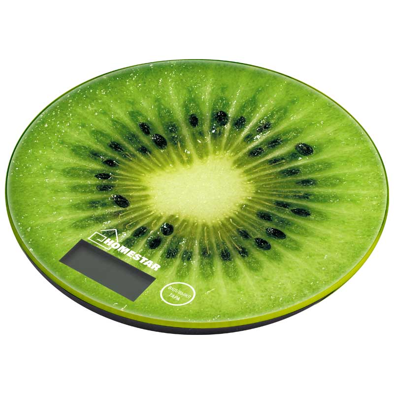 

Кухонные весы электронные HomeStar HS-3007S 7 кг, 1 х CR2032, принт (киви) (004903), HS-3007S