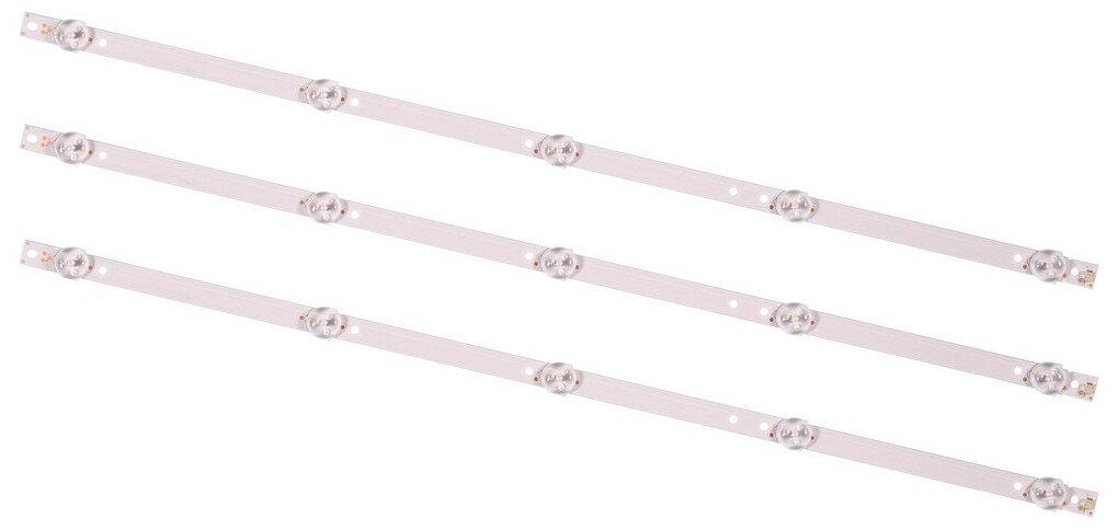 

Светодиодная подсветка 28", SVJ280A01 REV3 5LED 130402 (комплект, 3 шт) для телевизоров, белый, 28", SVJ280A01 REV3 5LED 130402 (комплект, 3 шт)