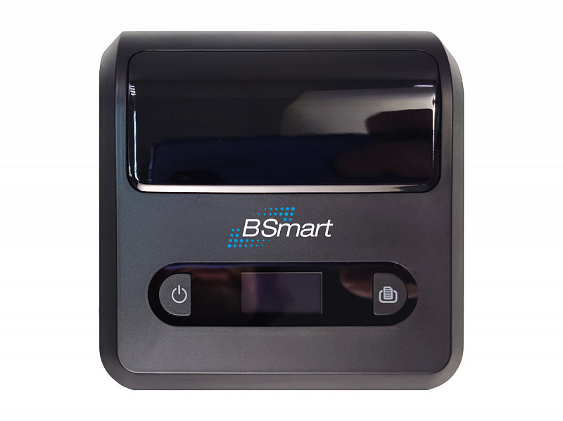 Принтер этикеток BSmart BS3BT, прямая термопечать, 203dpi, 76мм, USB, BT б/у, после ремонта, следы эксплуатации, комплект полный