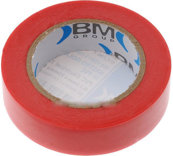

Изолента ПВХ, 150 мкм/1.9 см/25 м, красная, BM (BM-ESB1925RO)