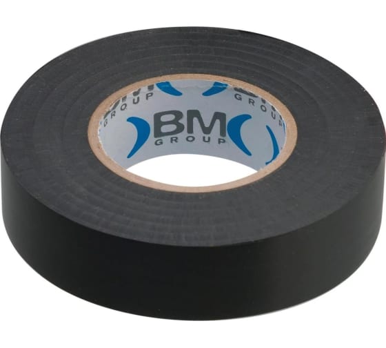 

Изолента ПВХ, 150 мкм/1.9 см/25 м, черная, BM (BM-ESB1925NE)