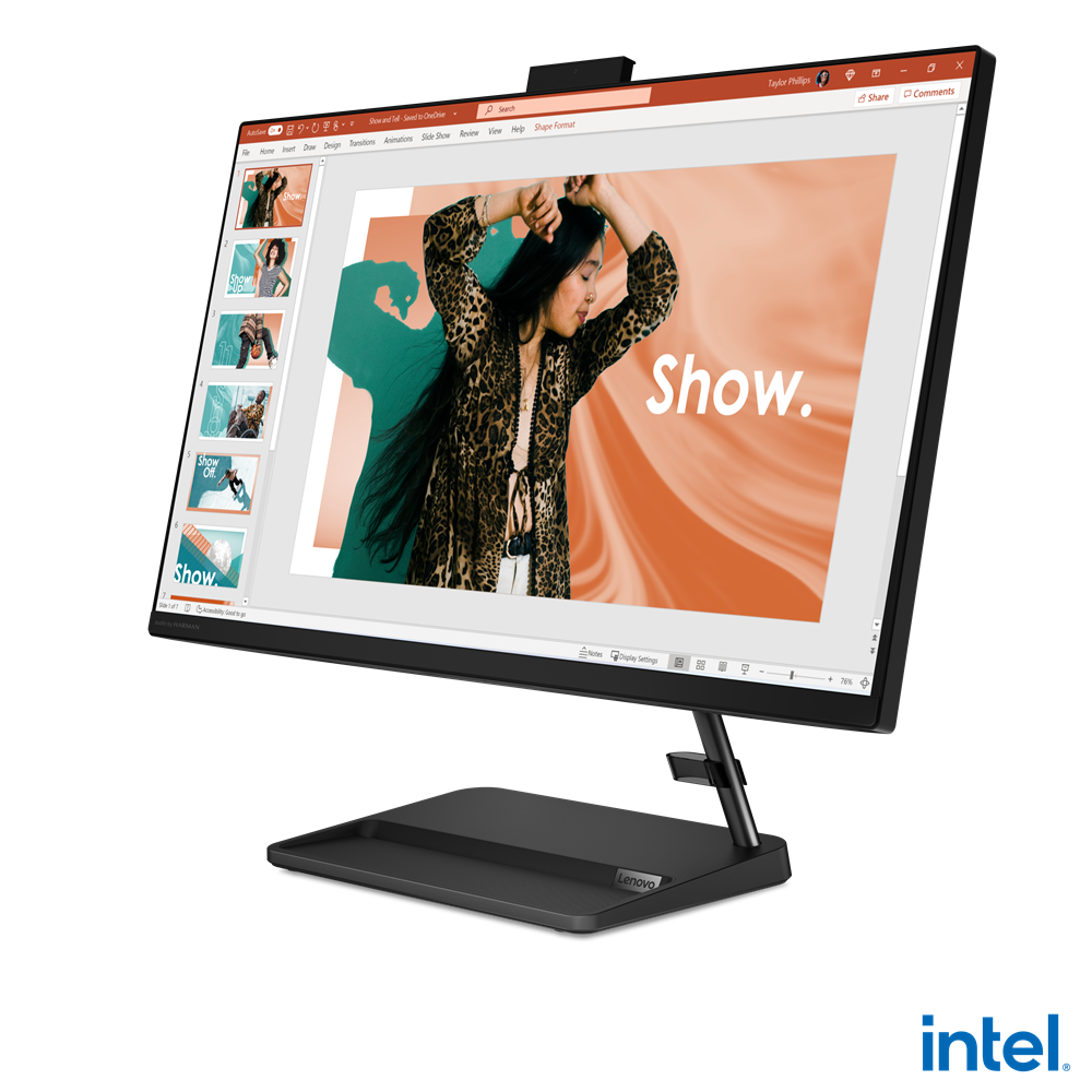 

Моноблок Lenovo AIO 3 27IAP7 27" 1920x1080, Intel Core i3-1220P 1.5 ГГц, 8Gb RAM, 512Gb SSD, Intel UHD Graphics, WiFi, BT, Cam, W11, черный, клавиатура, мышь (F0GJ008ERU), 27IAP7