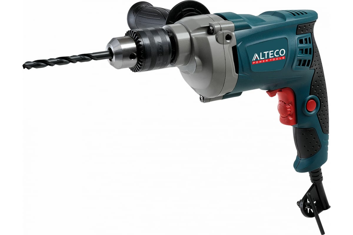 Дрель ALTECO DP 710-13, сетевой, 710 Вт, 3000 об/мин, ключевой, 2 кг (16037)