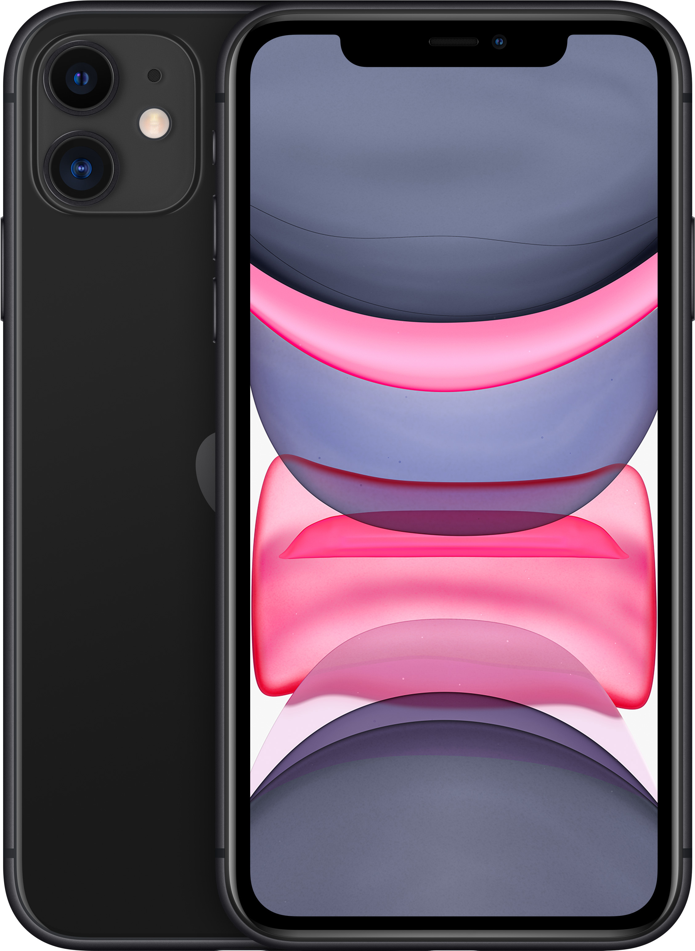 

Смартфон Apple iPhone 11, 6.1" 828x1792 IPS, Apple A13 Bionic, 64Gb, 3G/4G, NFC, Wi-Fi, BT, 2xCam, 2-Sim, Lightning, iOS 13, черный (MHDA3X/A), iPhone 11