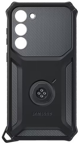 

Чехол-накладка Samsung Rugged Gadget для смартфона Samsung Galaxy S23+, металл, черный/серый (EF-RS916CBEGRU)