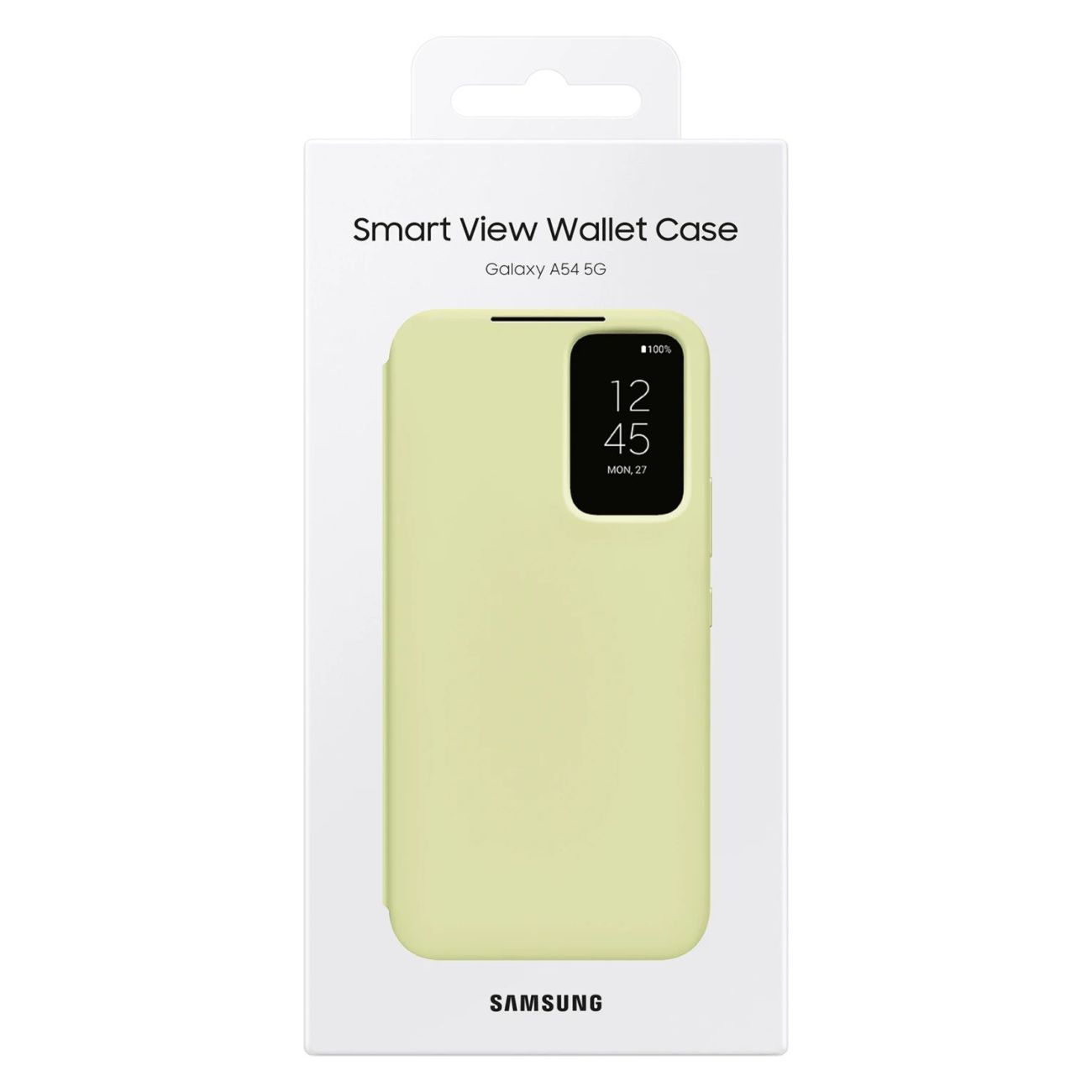 Чехол-книжка Samsung Smart View Wallet для смартфона Samsung Galaxy A54 5G,  полиуретан, лайм, 1185917 купить в Барнауле в интернет-магазине e2e4