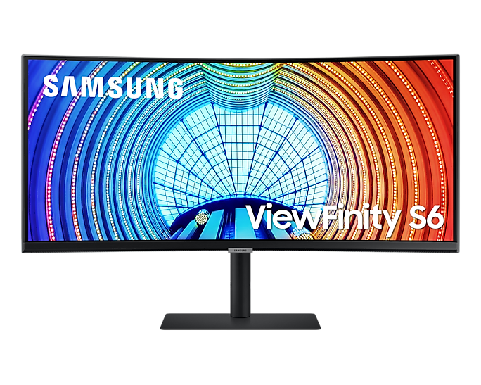 

Монитор 34" Samsung ViewFinity S6 S34A650UBI VA, изогнутый, 3440x1440 (21:9), 350кд/м2, 100 Гц, 5 мс, 178°/178°, FreeSync, HDMI, DisplayPort, USB Type-C, USB-Hub, черный (LS34A650UBIXCI), S34A650UBI