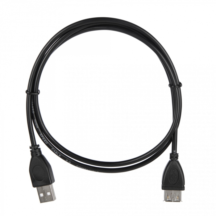 

Кабель-удлинитель USB(Am)-USB(Af), 1 м, черный, ACD (ACD-U2AAF-10L)