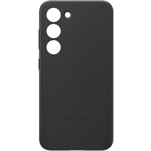 

Чехол-накладка Samsung Leather Case для смартфона Samsung Galaxy S23, кожа, черный (EF-VS911LBEGRU)
