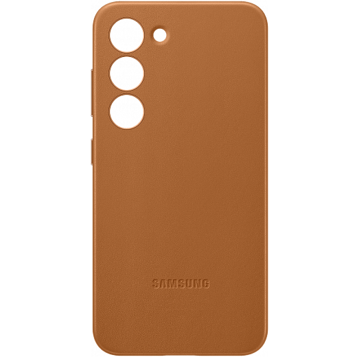 

Чехол-накладка Samsung Leather Case для смартфона Samsung Galaxy S23+, кожа, бежевый (EF-VS916LAEGRU)