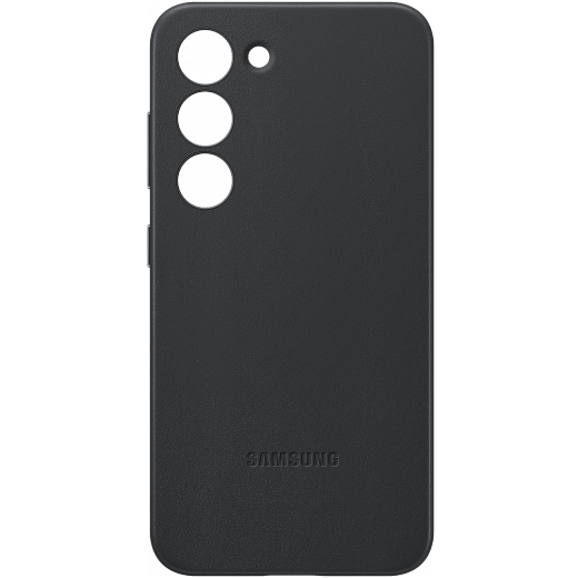 

Чехол-накладка Samsung Leather Case для смартфона Samsung Galaxy S23+, кожа, черный (EF-VS916LBEGRU)