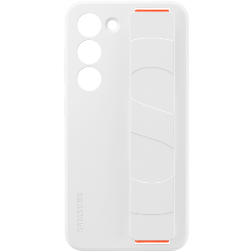 

Чехол-накладка Samsung Silicone Grip Case для смартфона Samsung Galaxy S23, силикон, белый (EF-GS911TWEGRU)