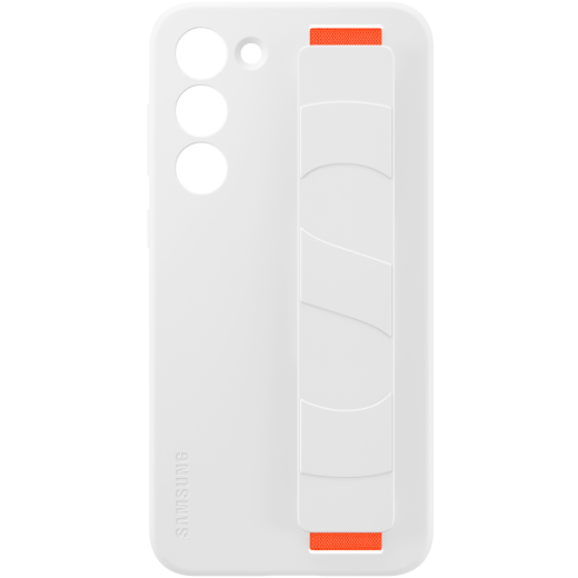 

Чехол-накладка Samsung Silicone Grip Case для смартфона Samsung Galaxy S23+, силикон, белый (EF-GS916TWEGRU)