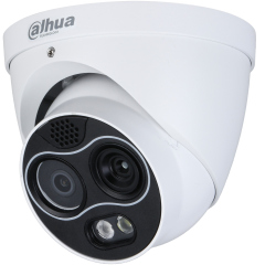 

IP-камера тепловизионная DAHUA DH-TPC-DF1241P-D7F8 8 мм, уличная, купольная, 4Мпикс, CMOS, до 2336×1752, ИК подсветка 30м, POE, -30 °C/+60 °C, белый (DH-TPC-DF1241P-D7F8), DH-TPC-DF1241P-D7F8