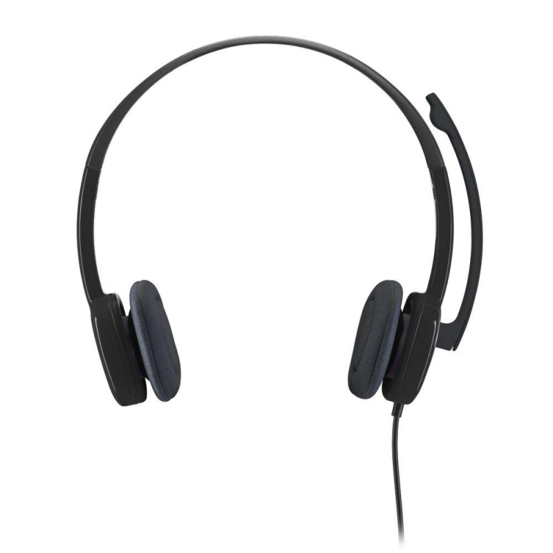 

Проводная гарнитура Logitech H151, mini jack 3.5 mm combo, черный (981-000590), H151