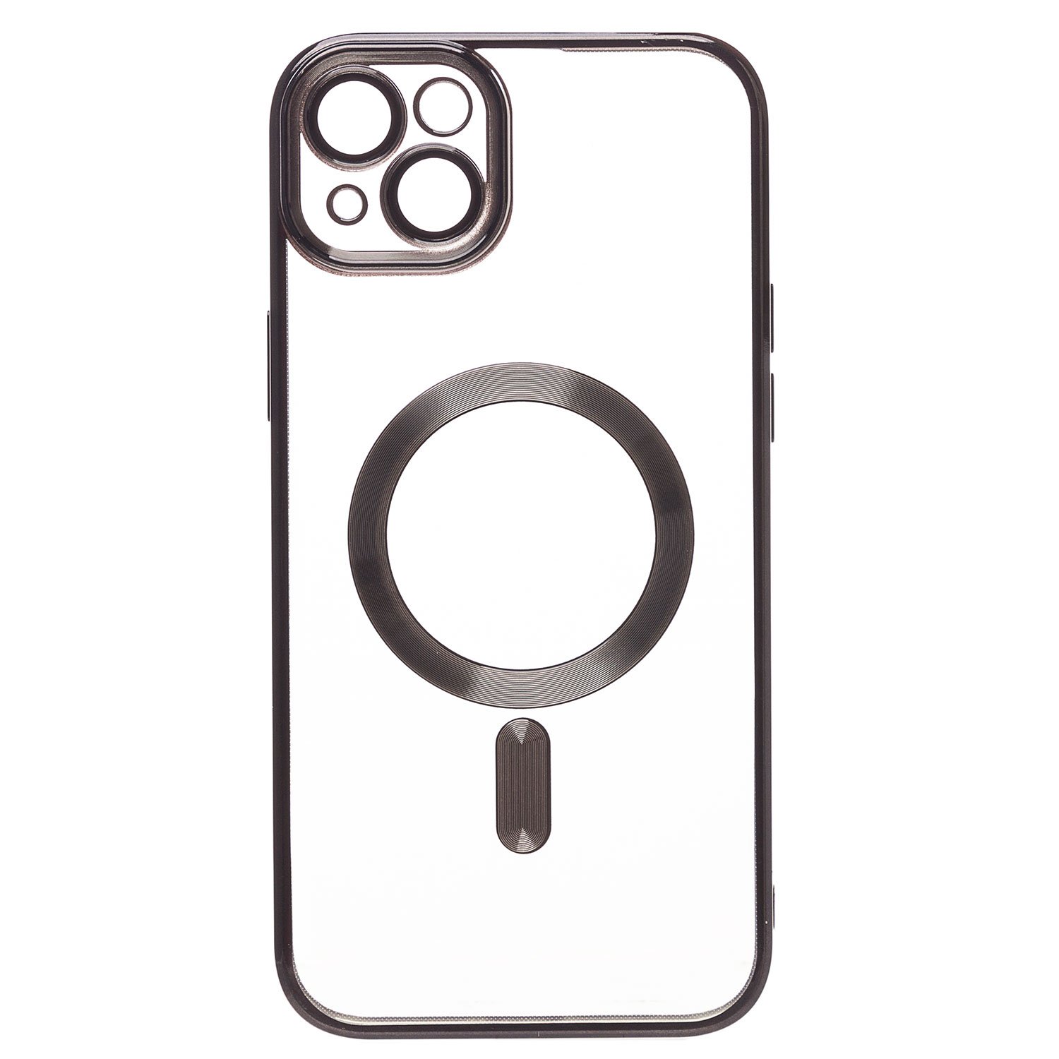 

Чехол-накладка для смартфона Apple iPhone 14 Pro Max, силикон, черный (212670)