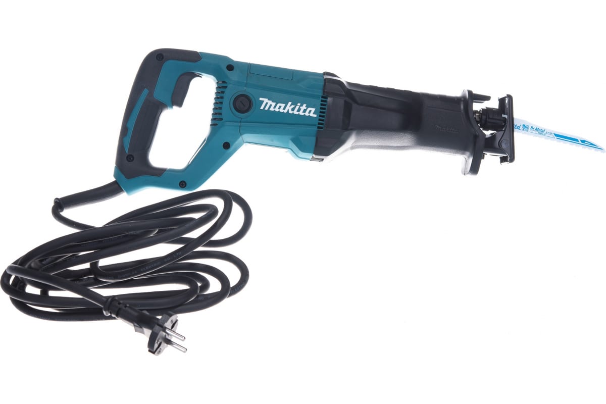 

Сабельная пила Makita JR3051TK, 1.2 кВт, сетевая, бесключевая замена оснастки (JR3051TK), JR3051TK