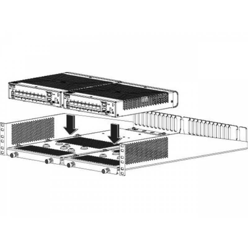 

Монтажный комплект Cisco для межсетевого экрана Cisco ASA 5506, серебристый (ASA5506-RACK-MNT=)
