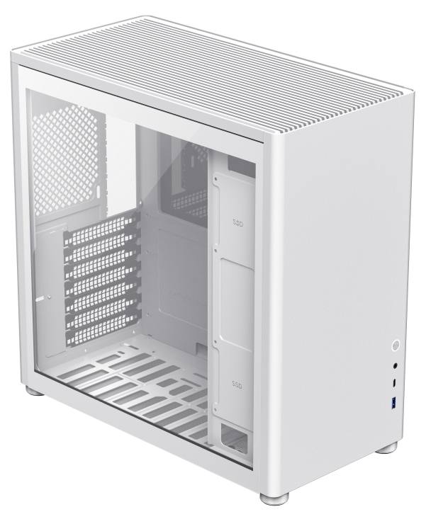 

Корпус GameMax Spark Pro, ATX, Midi-Tower, USB 3.0, USB Type-C, белый, без БП (Spark Pro White), Spark Pro