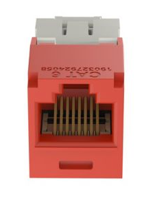 

Модуль Mini-Com PANDUIT CJ688TGRD, RJ-45 cat.6, 1 шт., красный (CJ688TGRD), CJ688TGRD