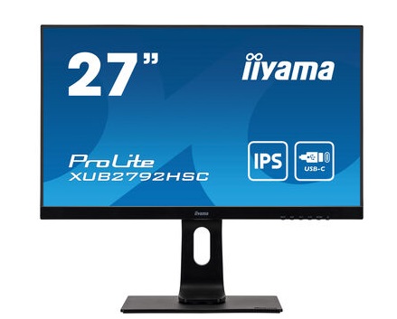 

Монитор 27" Iiyama ProLite XUB2792HSC-B1 IPS, 1920x1080 (16:9), 250кд/м2, 4 мс, 178°/178°, HDMI, 1, USB Type-C, USB-Hub, черный (XUB2792HSC-B1), XUB2792HSC-B1