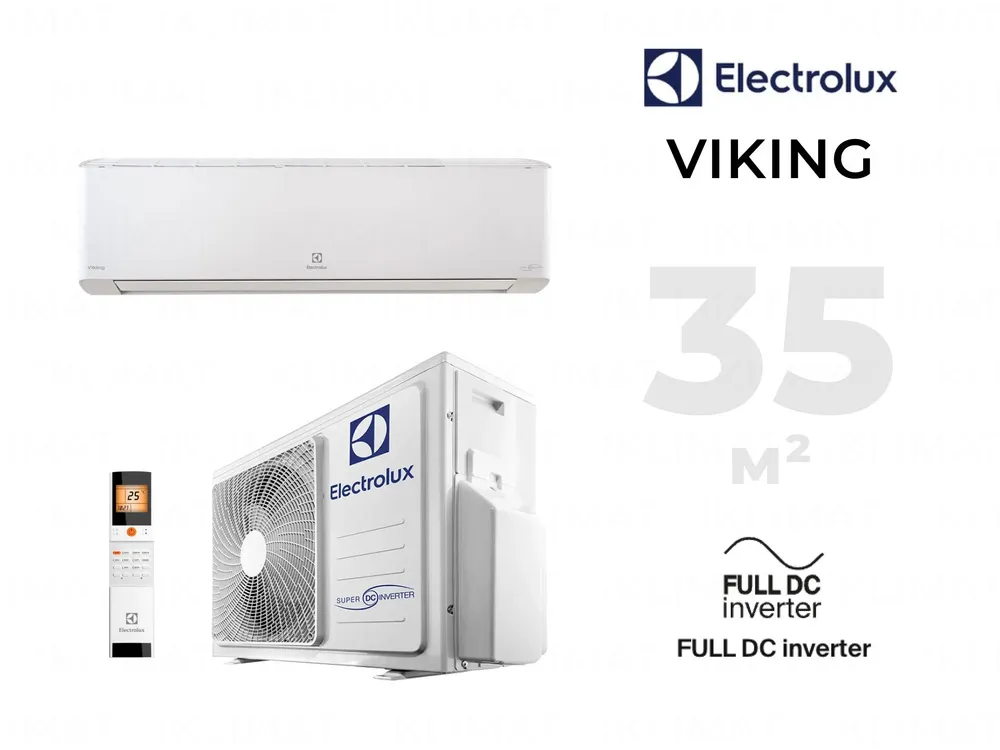 

Настенная сплит-система до 35 м², 12000 BTU/ч, инверторный, охлаждение / обогрев, осушение, белый, Electrolux EACS/I-12HVI/N8_21Y (EACS/I-12HVI/N8_21Y), EACS/I-12HVI/N8_21Y