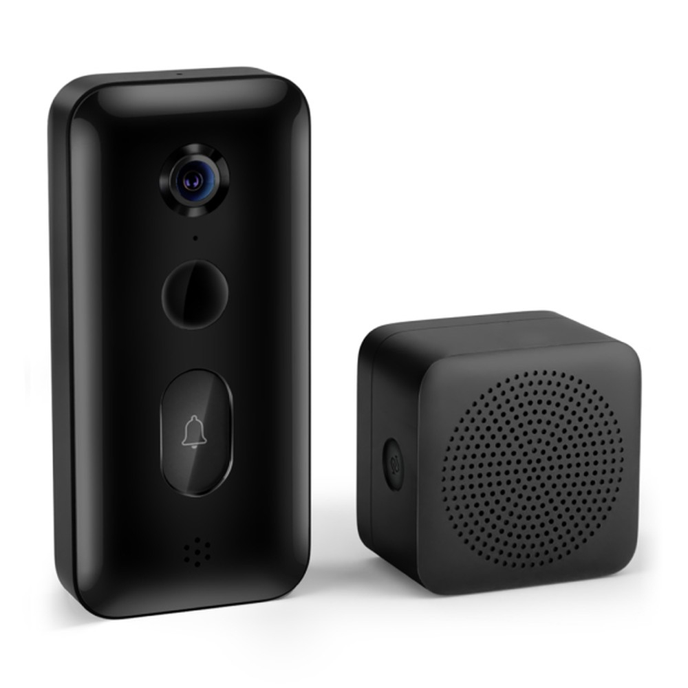 Видеозвонок Xiaomi Smart Doorbell 3, 180 °, ИК, WiFi IEEE802.11b/g/n 2.4GHz, АКБ, 0° ~ 45°, черный (BHR5416GL)