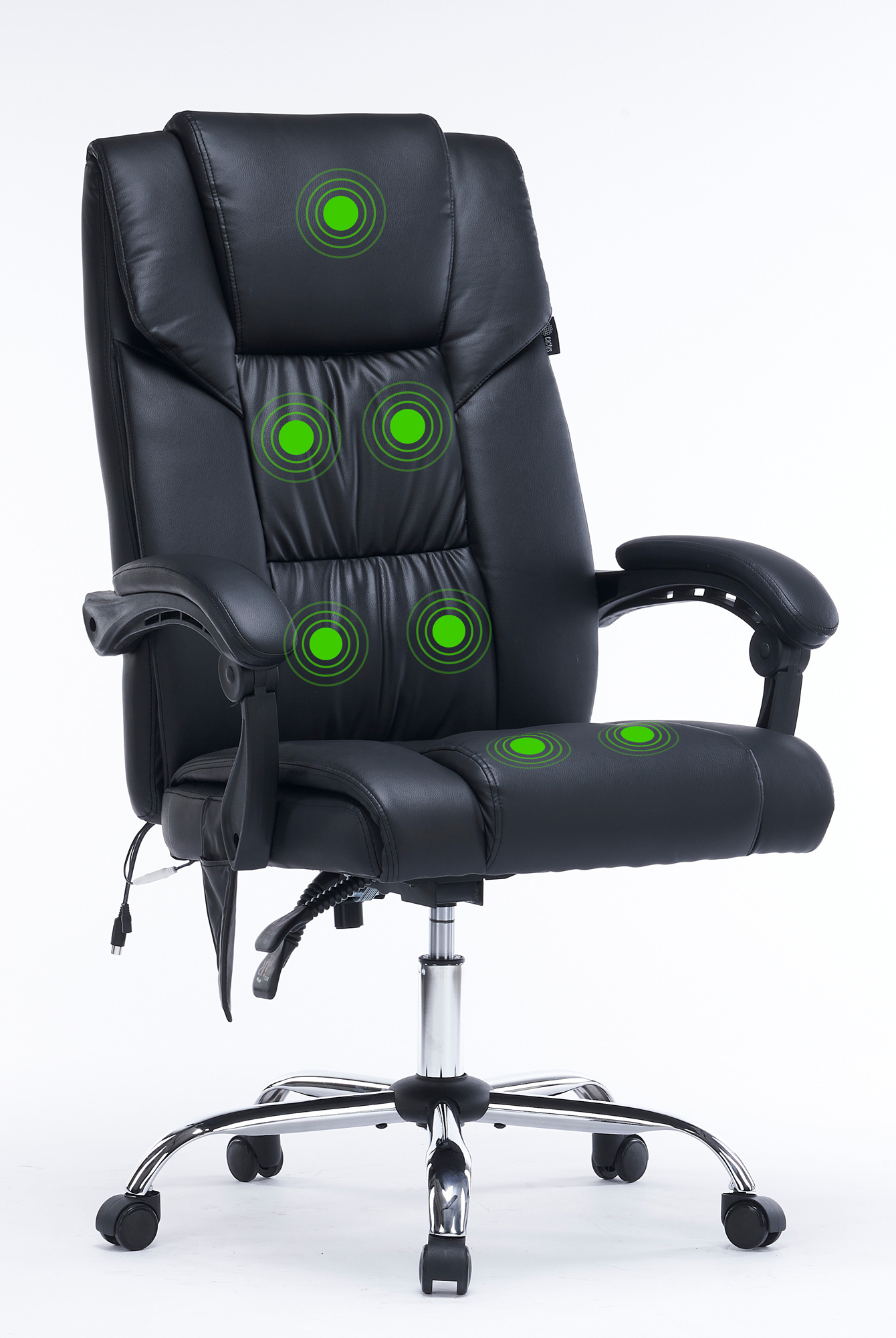Кресло офисное CACTUS CS-CHR-OC02M-BK черный (CS-CHR-OC02M-BK)