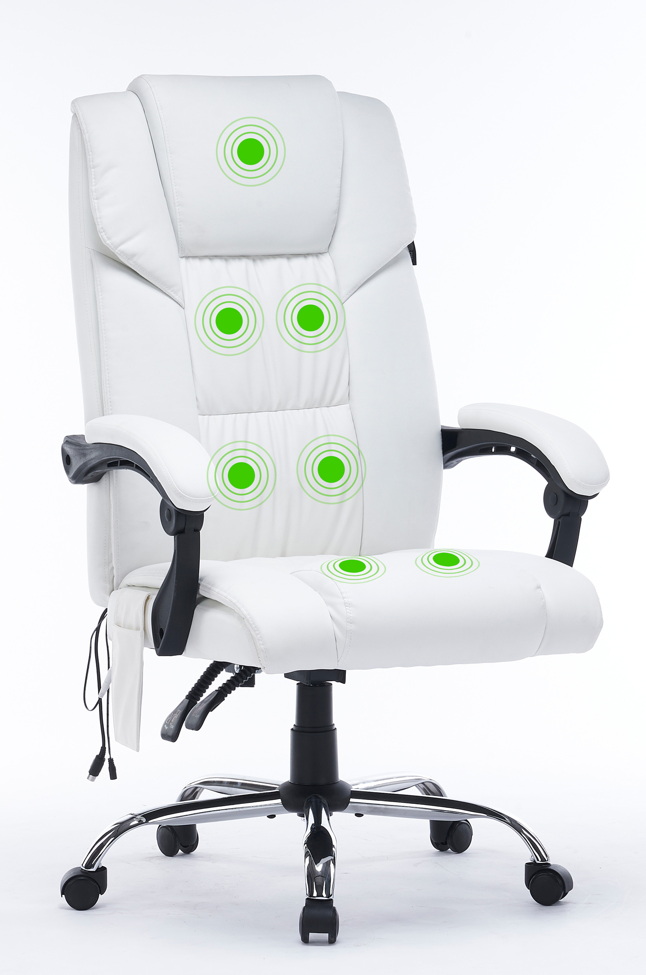 Кресло офисное CACTUS CS-CHR-OC02M-WT белый (CS-CHR-OC02M-WT)