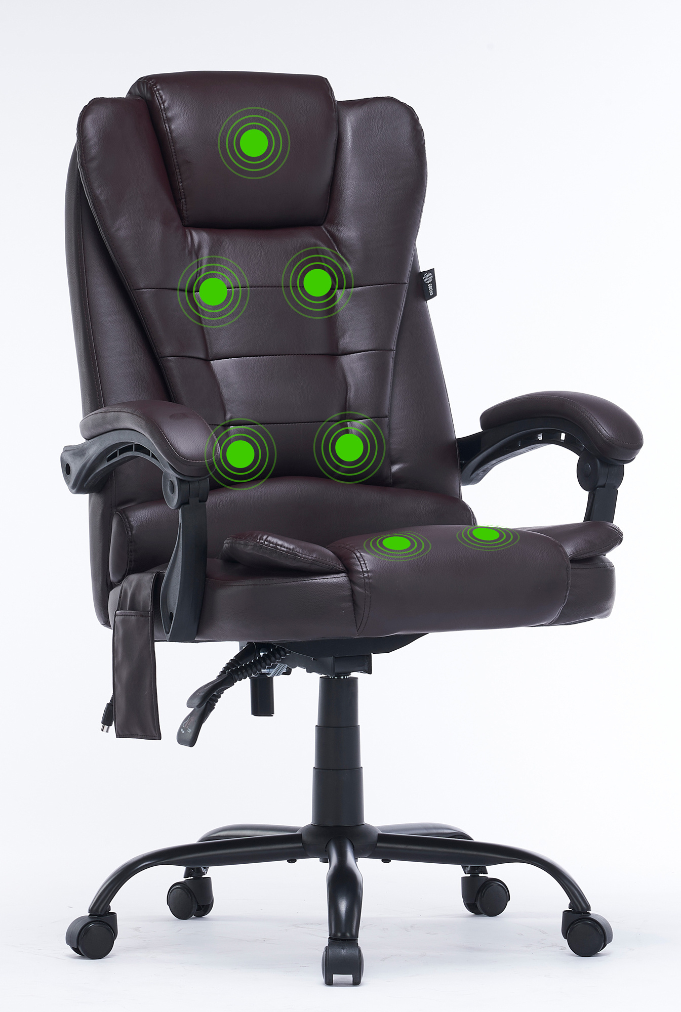 Кресло офисное CACTUS CS-CHR-OC03M-BR коричневый (CS-CHR-OC03M-BR)