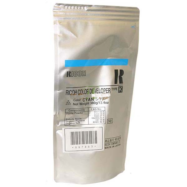 

Девелопер Ricoh тип К оригинальный для Aficio Color 3506, голубой, пакет (887883/A258 9660), тип К