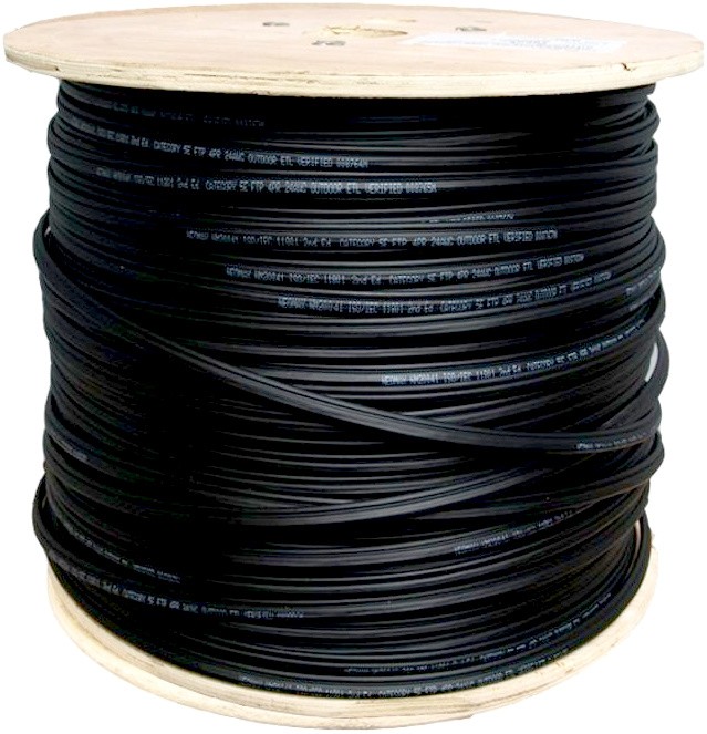 

Витая пара FTP кат.5e, 4 пары, CU, 0.5 мм, 305м., внешний, одножильный, PVC, черный, Buro (BU-COP-050-FTP-OUTDOOR)