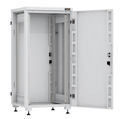 Шкаф телекоммуникационный напольный 24U 600x800 мм, металл, серый, разборный, TLK Lite II TFI-246080-MMMM-R-GY (TFI-246080-MMMM-R-GY)