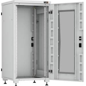 

Шкаф телекоммуникационный напольный 33U 800x800 мм, стекло/металл, серый, разборный, TLK Lite II TFI-338080-GHMH-R-GY (TFI-338080-GHMH-R-GY), TFI-338080-GHMH-R-GY